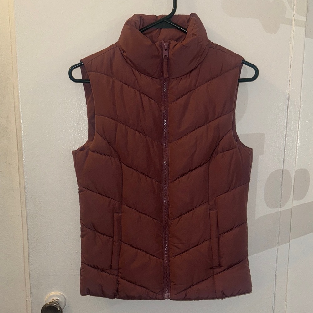 Aeropostale Women's Puffer Vest - Rose
